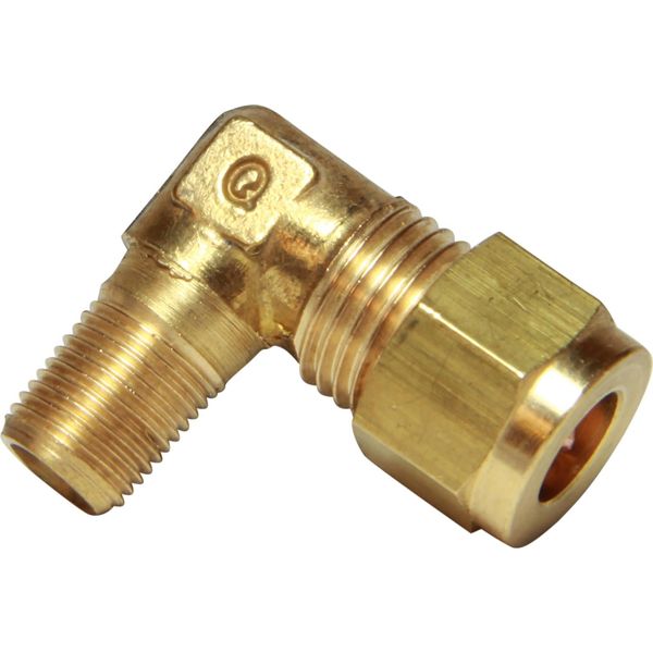 AG Brass Male Elbow Coupling 5/16" x 1/8" BSP Taper - PROTEUS MARINE STORE