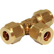 AG Brass Tee Coupling 5/16" x 5/16" x 5/16" - PROTEUS MARINE STORE