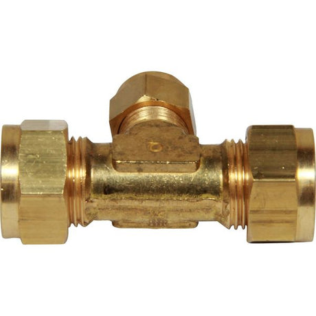 AG Brass Tee Coupling 3/8" x 3/8" x 5/16" - PROTEUS MARINE STORE