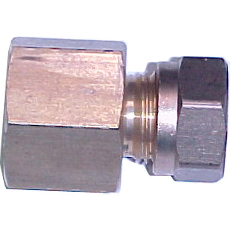 AG Brass Female Stud Coupling 12mm x 1/2" BSP - PROTEUS MARINE STORE