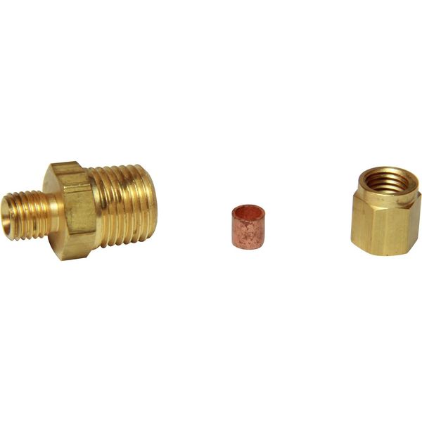 AG Brass Male Stud Coupling 4mm x 1/4" BSP Taper - PROTEUS MARINE STORE