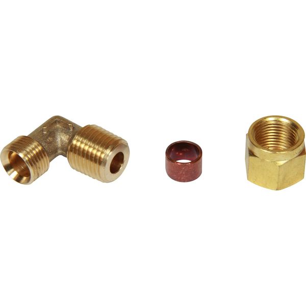 AG Male Stud Elbow Coupling 8mm x 1/4" BSP Taper - PROTEUS MARINE STORE