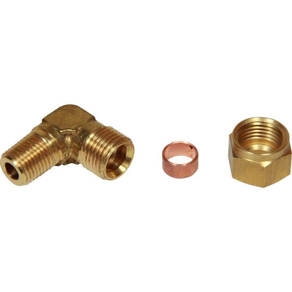 AG Male Stud Elbow Coupling 10mm x 1/4" BSP Taper - PROTEUS MARINE STORE