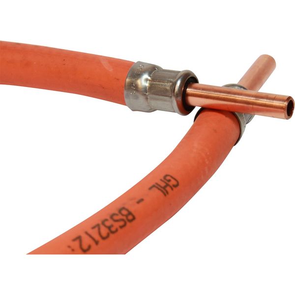 AG Orange Gas Hose BS3212/2 5/16" x 30" - PROTEUS MARINE STORE