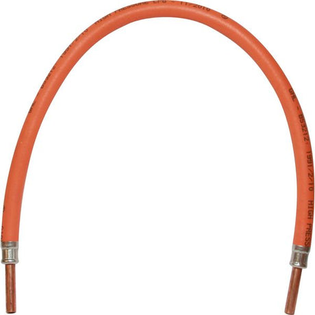 AG Orange Gas Hose BS3212/2 3/8" x 24" - PROTEUS MARINE STORE