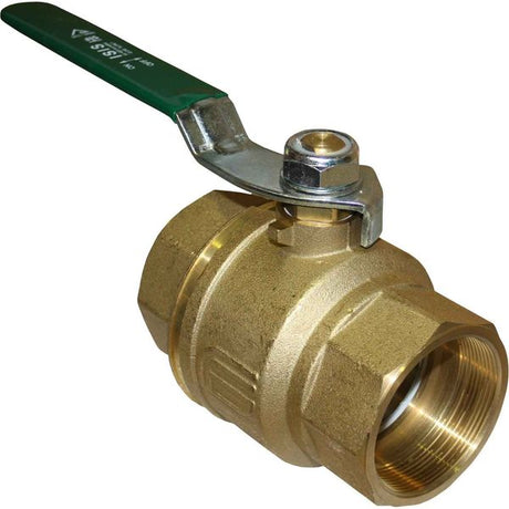 AG DZR Brass Ball Valve 2-1/2" BSP 228/1 - PROTEUS MARINE STORE