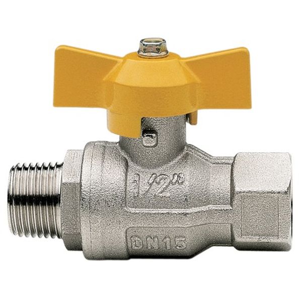 AG Tee Ball Valve 1/4" BSP Female to 1/4" BSP Male Taper - PROTEUS MARINE STORE