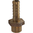 AG Connector Bronze 1/2" BSP - 1/2" Hose - PROTEUS MARINE STORE