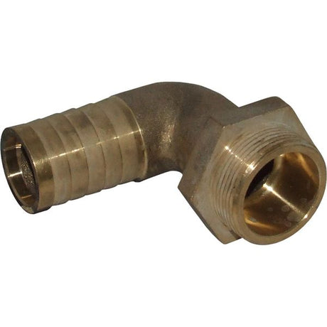 AG Right Angle Hose Connector Bronze 1-1/2" BSP - 1-1/2" Hose - PROTEUS MARINE STORE