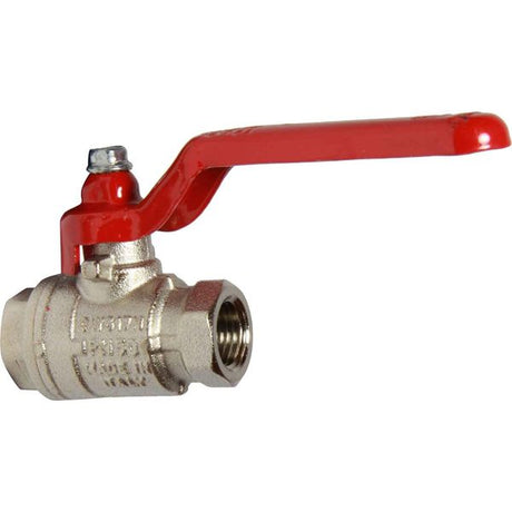 AG Lever Ball Valve PN50 1/2" BSP Female Ports - PROTEUS MARINE STORE