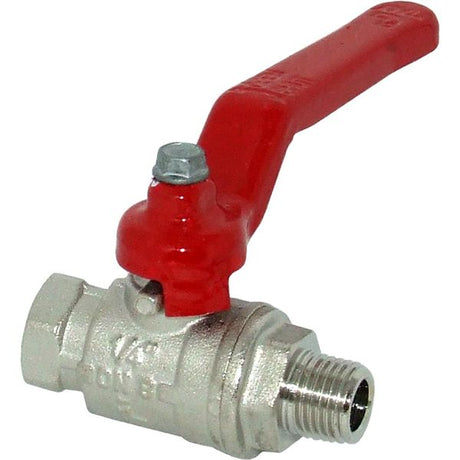 AG Lever Ball Valve PN50 3/8" BSP Male to Female - PROTEUS MARINE STORE