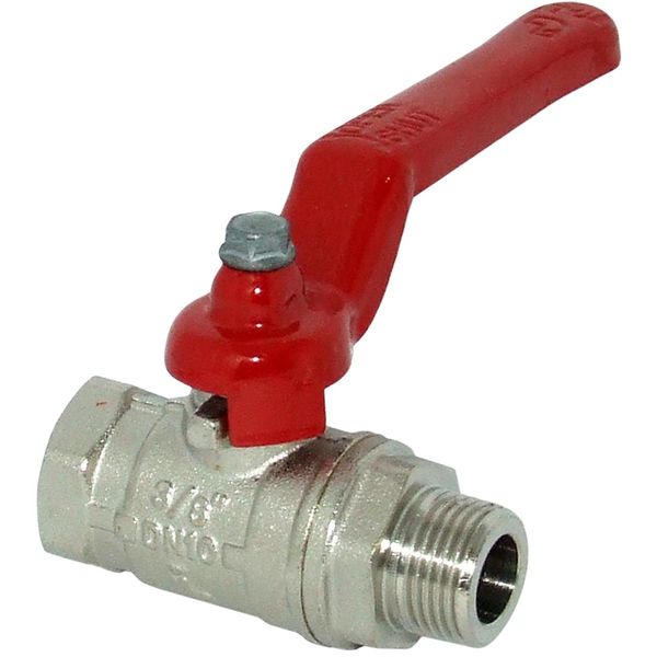 AG Lever Ball Valve PN50 3/8" BSP Male to Female - PROTEUS MARINE STORE