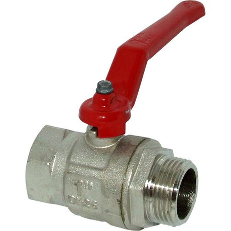 AG Lever Ball Valve PN40 1" BSP Male to Female - PROTEUS MARINE STORE