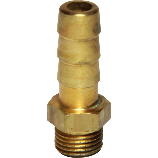 AG Brass Hose Connector 1/8" BSP Taper Male - 5/16" Hose - PROTEUS MARINE STORE