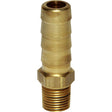 AG Brass Hose Connector 1/8" BSP Taper Male - 3/8" Hose - PROTEUS MARINE STORE