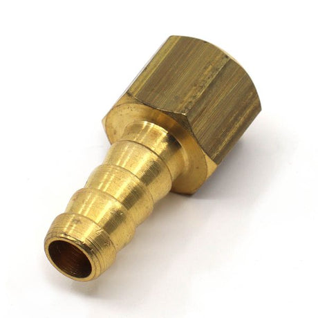 AG Brass Hose Connector 1/8" BSP Female - 5/16" Hose - PROTEUS MARINE STORE