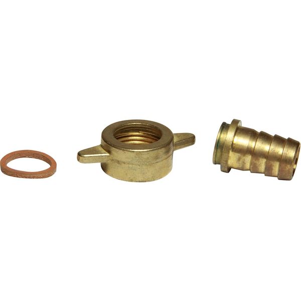 AG Brass Lug Union Hose Connector 1/2" BSP Female - 1/2" Hose - PROTEUS MARINE STORE