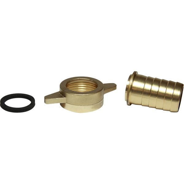 AG Brass Lug Union Hose Connector 1" BSP Female - 1" Hose - PROTEUS MARINE STORE