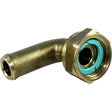 AG Brass 90 Degree Cap & Hose Tail 3/4" BSP Female - 3/8" Hose - PROTEUS MARINE STORE