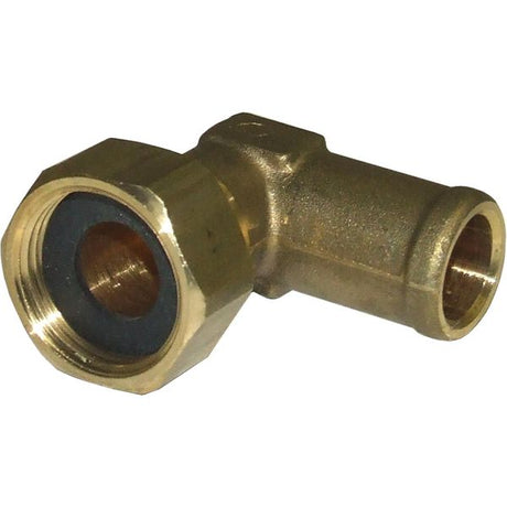 AG Brass 90 Degree Cap & Hose Tail 3/4" BSP Female - 3/4" Hose - PROTEUS MARINE STORE