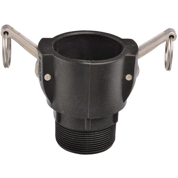 AG Kwick-Kam 1-1/2" Poly Coupler x 1-1/2" BSP Male - PROTEUS MARINE STORE