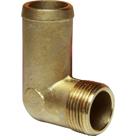 AG DZR 90 Degree Connector 3/4" BSP Male - 1" Hose - PROTEUS MARINE STORE