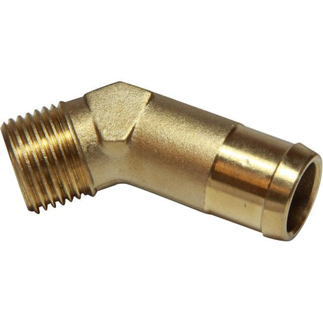 AG DZR 45 Degree Connector 1/2" BSP - 3/4" Hose - PROTEUS MARINE STORE