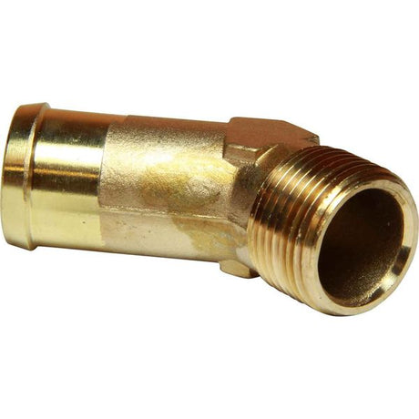 AG DZR 45 Degree Connector 3/4" BSP - 1" Hose - PROTEUS MARINE STORE