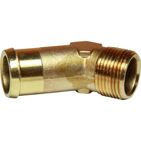 AG DZR 45 Degree Connector 3/4" BSP - 1" Hose - PROTEUS MARINE STORE