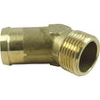 AG DZR 45 Degree Connector 1" BSP - 1-1/4" Hose - PROTEUS MARINE STORE