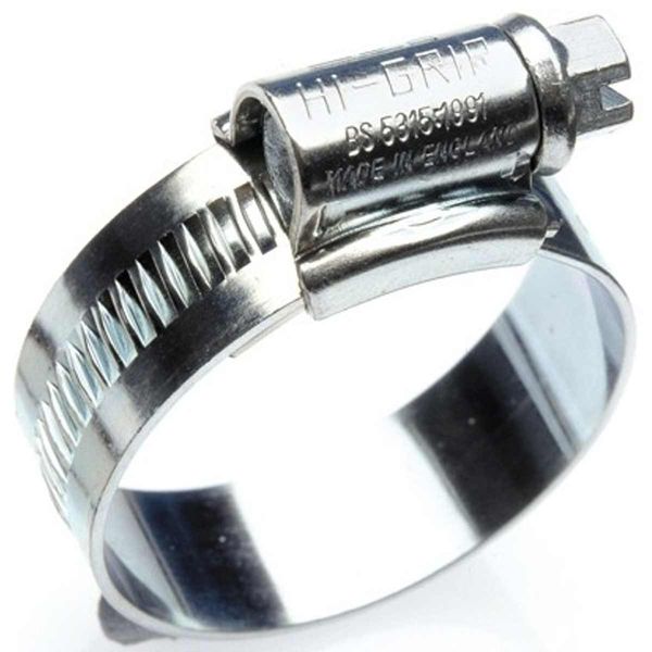JCS Hi-Grip Hose Clip Zinc Plated 80-100mm Each - PROTEUS MARINE STORE