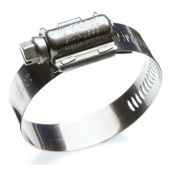 JCS Hi-Torque Hose Clamp Stainless Steel 45-65mm Each - PROTEUS MARINE STORE