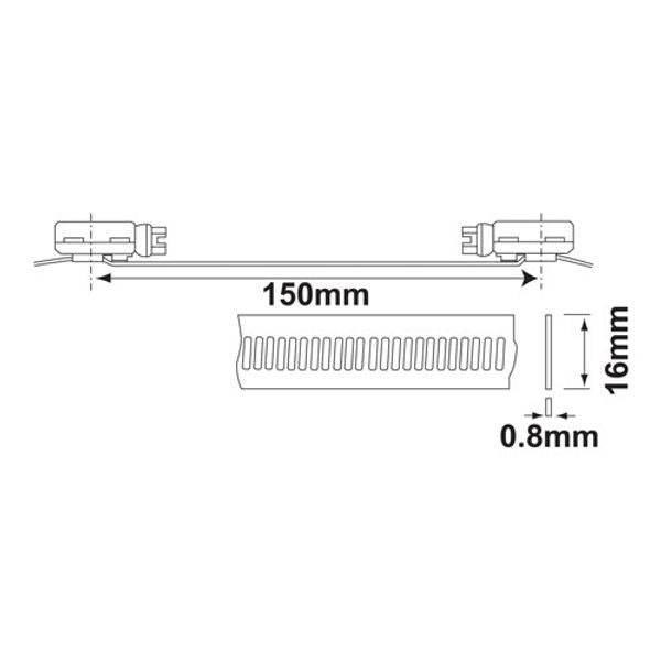 JCS Multi-Torque Stainless Steel Band Connectors (10) - PROTEUS MARINE STORE