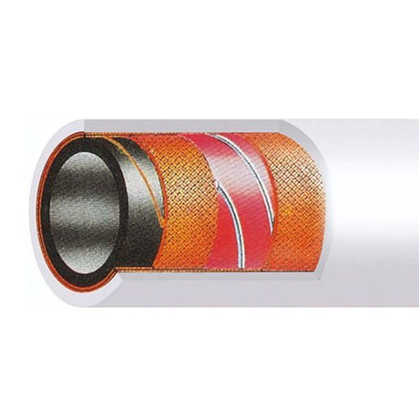 AG White Rubber Sanitation Hose 19mm ID x 10m - PROTEUS MARINE STORE