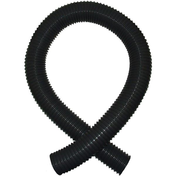 AG 90mm Superflex PVC Ducting Black x 10m - PROTEUS MARINE STORE