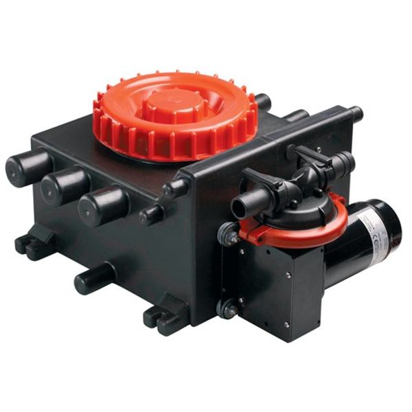 Johnson Grey Water Tank W Ultima Switch - PROTEUS MARINE STORE
