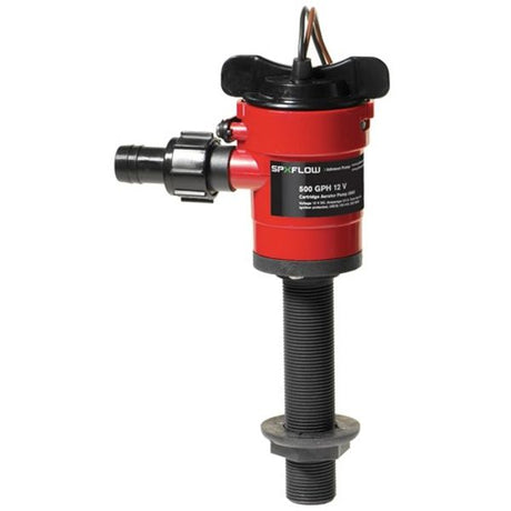 Johnson Cartridge Aerator Pump (500GPH / 12V / 3/4" Straight) - PROTEUS MARINE STORE