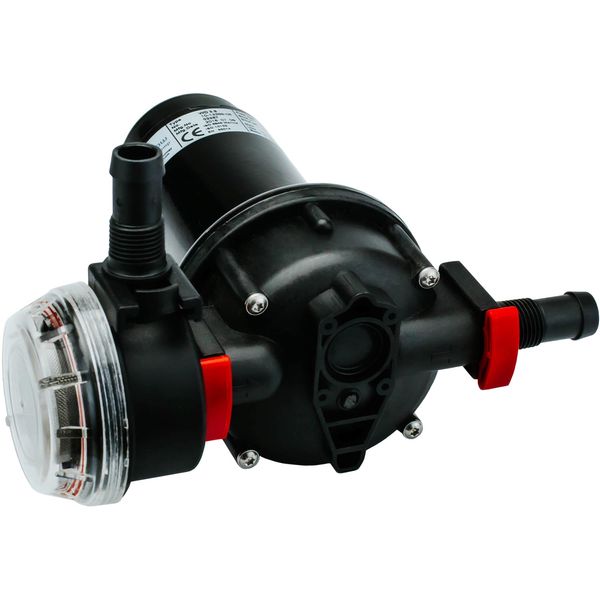 Johnson Flush Pump 3.5GPM 12V with Strainer - PROTEUS MARINE STORE