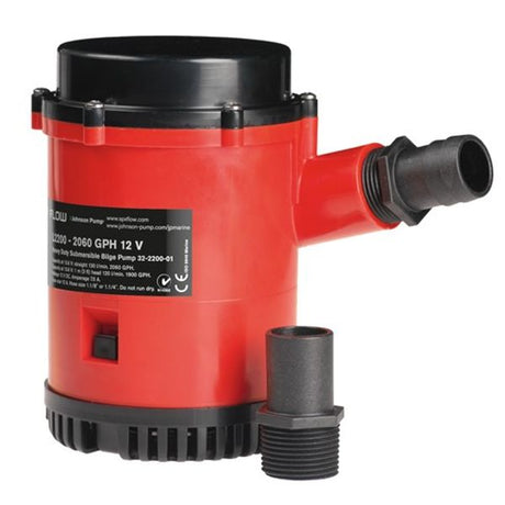 Johnson L2200 Submersible Bilge Pump 12V 2200GPH Heavy Duty (Bulk) - PROTEUS MARINE STORE
