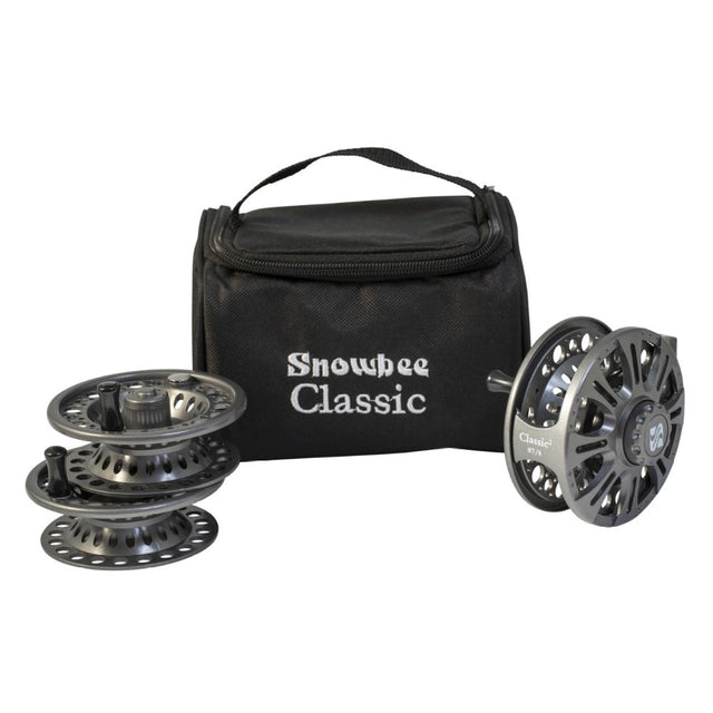 Snowbee Classic 2 Fly Reel Kit #7/8 Reel with Case & 2 Spools - PROTEUS MARINE STORE