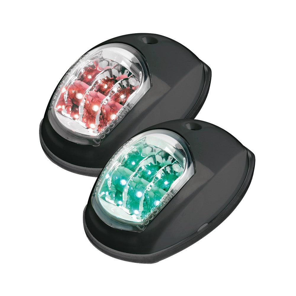 Osculati Evoled Navigation Lights Port & Starboard - Black ABS - PROTEUS MARINE STORE