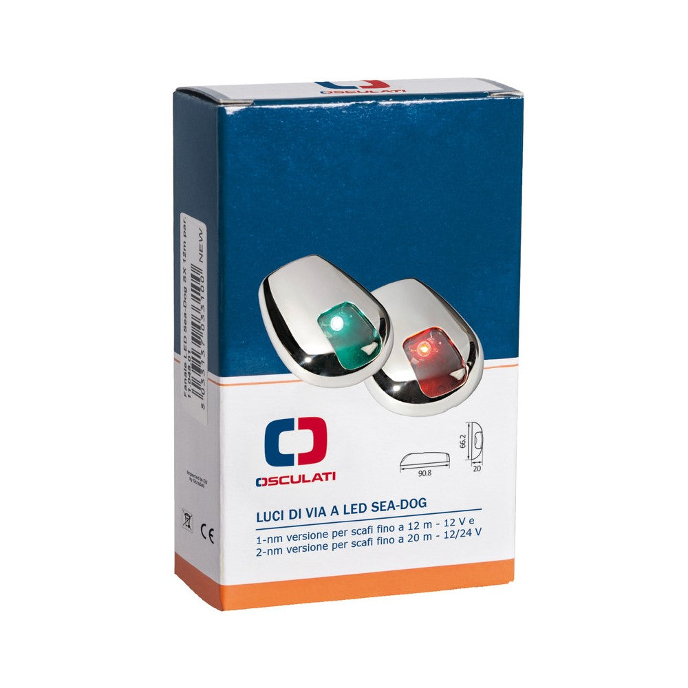 Osculati Sea-Dog LED Navigation Light - Starboard 112.5�? - PROTEUS MARINE STORE
