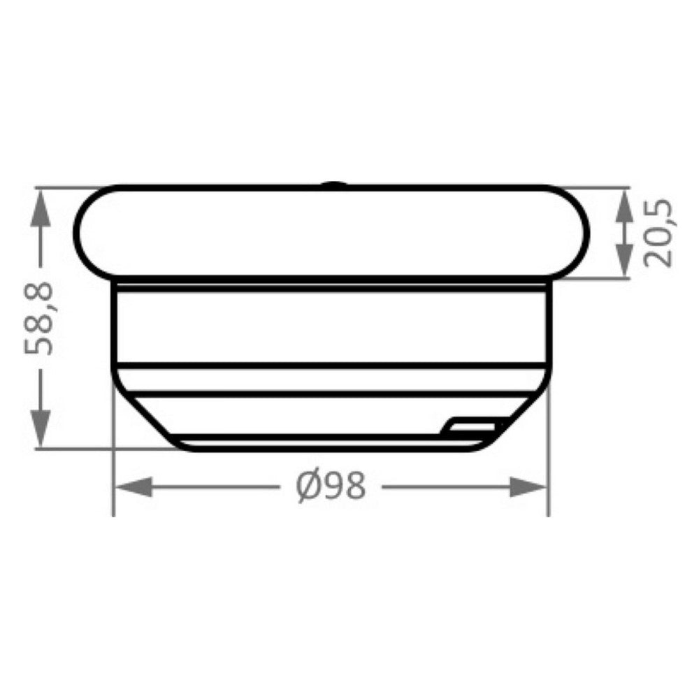 Osculati Discovery Mast Head 360�? White Navigation Light - PROTEUS MARINE STORE