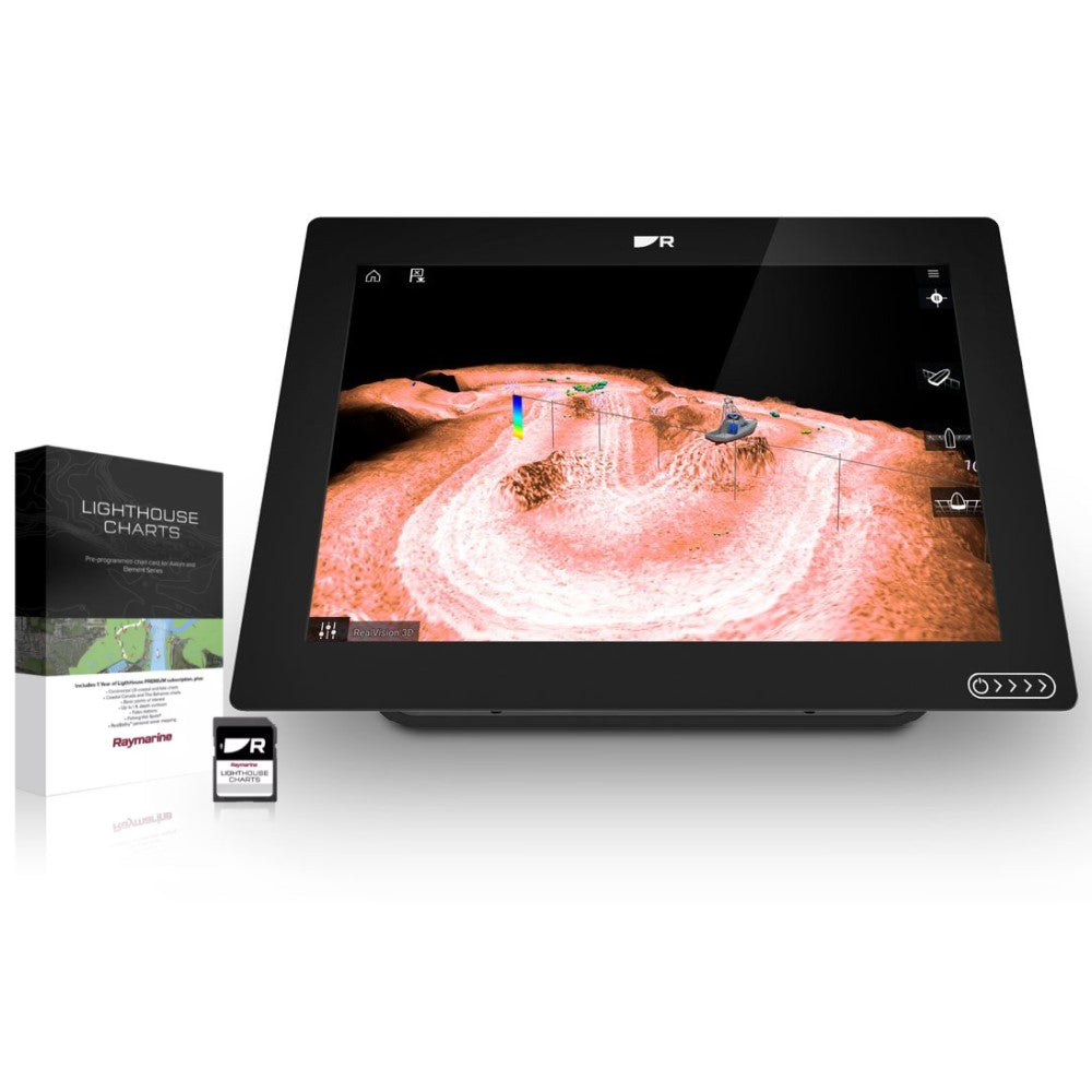 Raymarine Axiom+ 12 RV Display & Western European LightHouse Chart - PROTEUS MARINE STORE