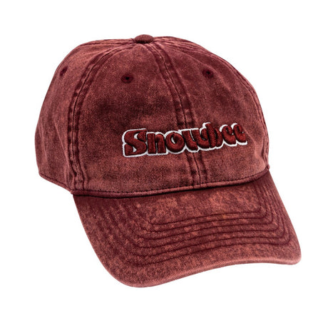Snowbee Prestige Stonewashed Cap - Burgundy - PROTEUS MARINE STORE