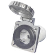 Osculati AISI 316 Stainless Steel 50A 220V Watertight Socket - PROTEUS MARINE STORE