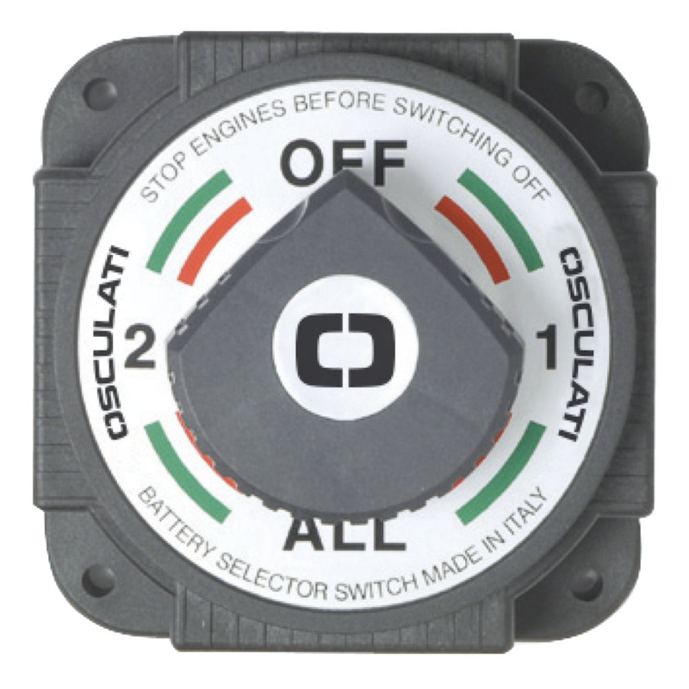 Osculati Heavy Duty Dual Battery Switch High-Power Model - 380A - PROTEUS MARINE STORE
