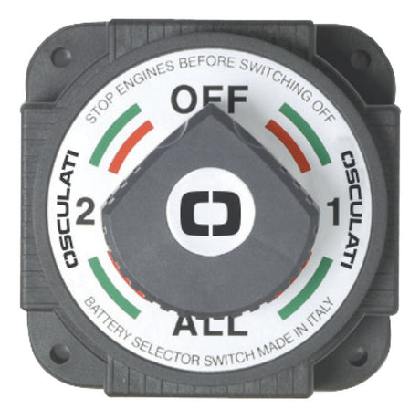 Osculati Heavy Duty Dual Battery Switch High-Power Model - 380A - PROTEUS MARINE STORE