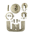 Aluminium Anode Drive Kit Bravo 1 - PROTEUS MARINE STORE