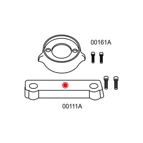 Aluminium Anode Volvo 280 Kit - PROTEUS MARINE STORE